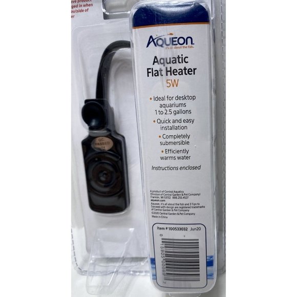 Aquatic Flat Heater 5W Fish Tank Heater Small Tropical Fish Tank Submersible - Picture 4 of 6